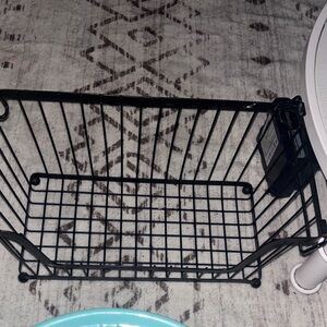 Black Metal Wire Basket